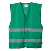 Hi-Vis traffic vest Iona F474 green